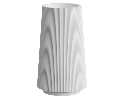 Раковина напольная рифленая Torre Corian 480*480*850 Matt White