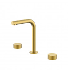 Смеситель на столешницу STICK TOUCH на 3 отв. Matt Gold