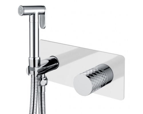 Смеситель гигиенический STICK WHITE DIAMOND CHROME Boheme