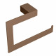 Полотенцедержатель кольцо Qubic Brushed Bronze