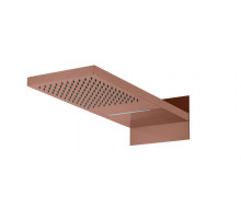 Лейка верхняя FUSION Brushed bronze с каскадом