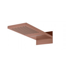 Лейка верхняя FUSION Brushed bronze с каскадом