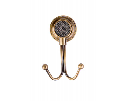 Крючок двойной ROYALE CRISTAL BR Boheme