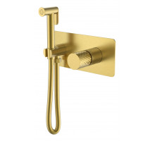 Смеситель гигиенический STICK Mat Gold c ручкой DIAMOND Boheme