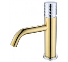 Смеситель STICK для умыв. низ. GOLD DIAMOND CHROME_Комплект Boheme
