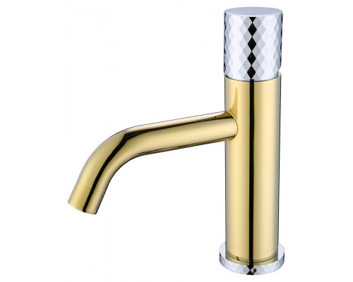 Смеситель STICK для умыв. низ. GOLD DIAMOND CHROME_Комплект Boheme