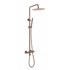 Стойка для душа c термостатом UNO Brushed Bronze