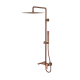Стойка для душа QUBIC Brushed Bronze