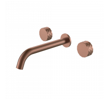 Смеситель из стены STICK DIAMOND на 3 отв. BRUSHED BRONZE