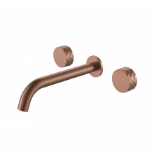 Смеситель из стены STICK DIAMOND на 3 отв. BRUSHED BRONZE
