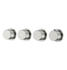 Смеситель встроенный с термостатом STICK DIAMOND NICKEL BRUSH 5-проходной