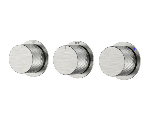 Смеситель встроенный STICK DIAMOND NICKEL BRUSH 3-х проходной