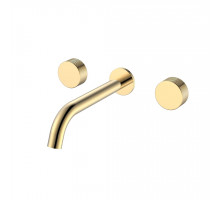 Смеситель из стены STICK SPIRALE на 3 отв. GOLD