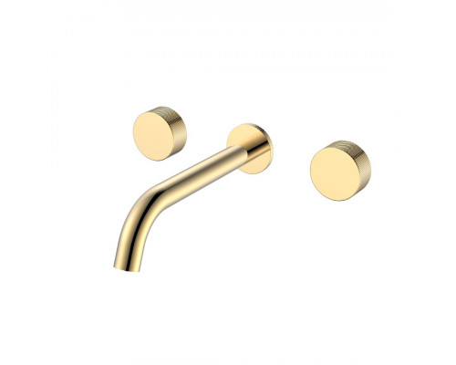 Смеситель из стены STICK SPIRALE на 3 отв. GOLD