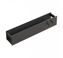 Полка настенная 60см Gun metal Boheme