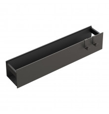 Полка настенная 60см Gun metal Boheme