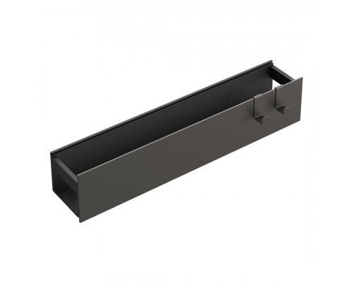 Полка настенная 60см Gun metal Boheme