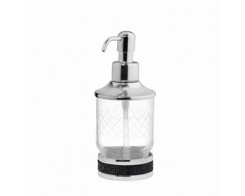 Настольный диспенсер ROYALE CRISTAL BLACK ХРОМ