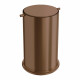 Ведро для мусора с вращающейся крышкой Brushed Bronze