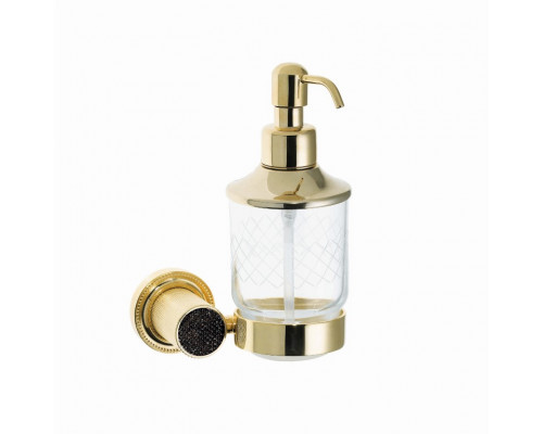 Настенный диспенсер ROYALE CRISTAL BLACK GOLD Boheme