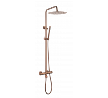 Стойка для душа c термостатом UNO Copper Brushed