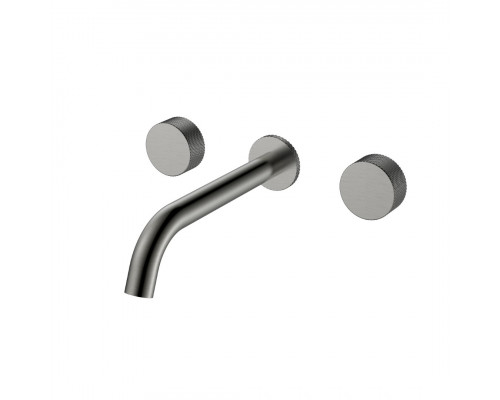 Смеситель из стены STICK TOUCH на 3 отв. Gun Metal