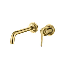 Смеситель для умывальника из стены, ETERNA GOLD