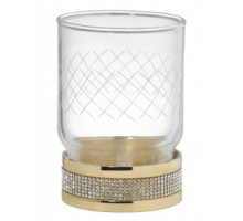 Настольный стакан ROYALE CRISTAL GOLD Boheme
