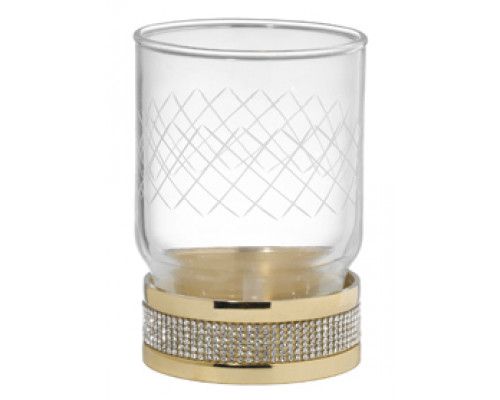 Настольный стакан ROYALE CRISTAL GOLD Boheme