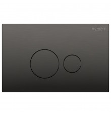 Кнопка для инсталляции Boheme, пластик Gun Metal