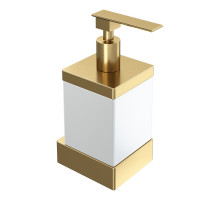 Диспенсер настенный Qubic Matt Gold