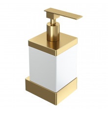 Диспенсер настенный Qubic Matt Gold