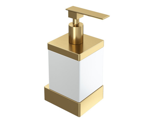 Диспенсер настенный Qubic Matt Gold