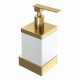 Диспенсер настенный Qubic Matt Gold