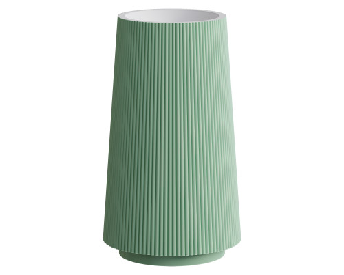 Раковина напольная рифленая Torre Corian 480*480*850 MINT (мятный)