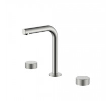Смеситель на столешницу STICK TOUCH на 3 отв. Nickel Brush