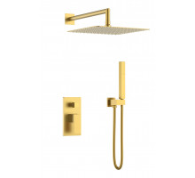 Смеситель встроенный для душа QUBIC Matt Gold Boheme