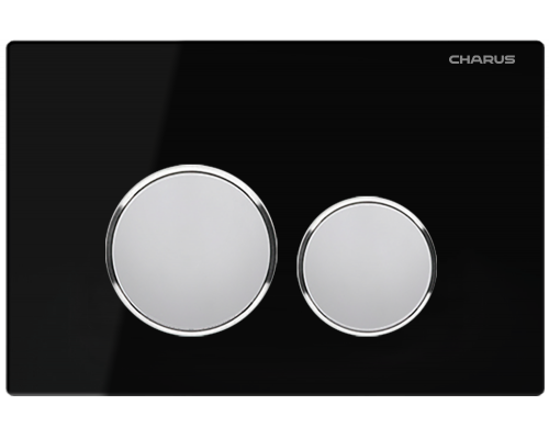 Клавиша для инсталляции CHARUS TM черное стекло FP.330.BLACK.10
