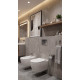 SKANDENBORG RIMLESS Безободковый подвесной унитаз CHARUS EWC700-125W
