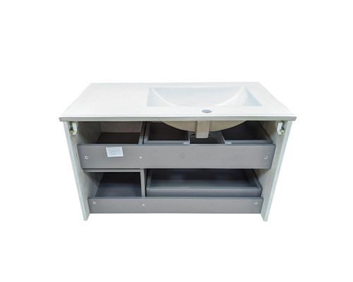 Тумба-умывальник "Бремен-90" дуб белый с раковиной Comforty 9090EL Comforty