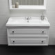 Тумба-умывальник Comforty Феррара-100 белая с раковиной Comforty 3310