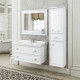 Тумба-умывальник Comforty Феррара-100 белая с раковиной Comforty 3310