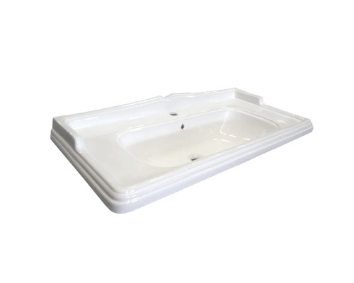 Тумба-умывальник Comforty Феррара-100 белая с раковиной Comforty 3310