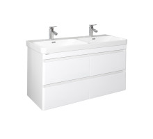 Тумба-умывальник Comforty Енисей-120 белый глянец c раковиной CF19595BX-120D