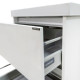 Тумба-умывальник "Дублин-60" белый глянец с раковиной Comforty 8056 Comforty