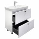 Напольная тумба-умывальник Comforty Истра-80Н ясень белёный с раковиной CF19595BX-80