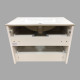 Тумба-умывальник "Женева-75" дуб белый с раковиной Comforty 75E Comforty