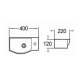 Рукомойник 40 см Comforty 7947AL
