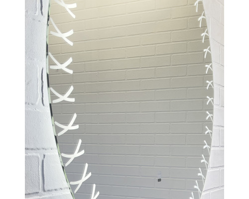 Зеркало для ванной Comforty Эониум-80 LED-подсветка, бесконтактный сенсор