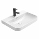 Тумба-умывальник Comforty Тенерифе-60 подвесная, белая матовая с раковиной CF19595BX-60